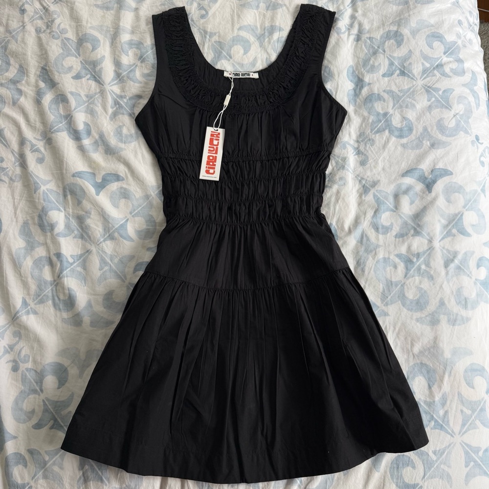 NWT Ciao Lucia Kala Black Cotton Dress - Small